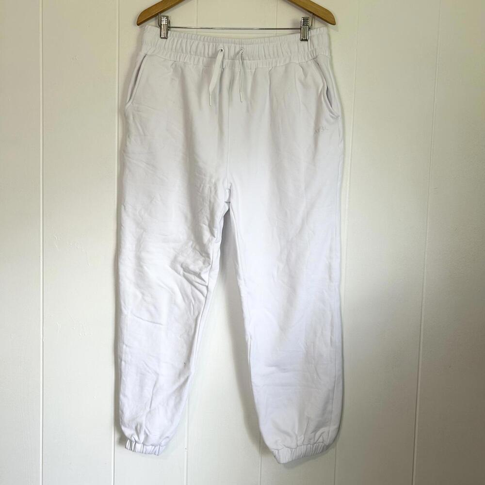 AYBL White Drawstring Comfy Cozy Sweatpants Lounge Pants Women's XL